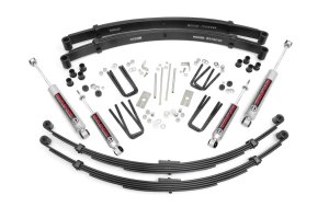 Toyota Pickup Suspension Lift Kit - Front - Rough Country - 3 Inch Lift Kit + RR Springs - '79-'83